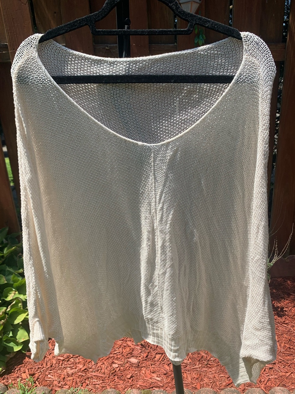 Lightweight Cream Knit Women’s Top